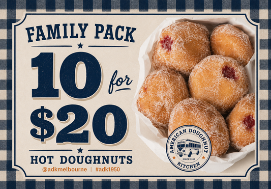 FAMILY PACK (10 DOUGHNUTS) | PICK UP ONLY